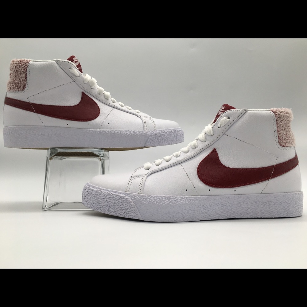 Nike SB Zoom Blazer Mid PRM White "Team Red"